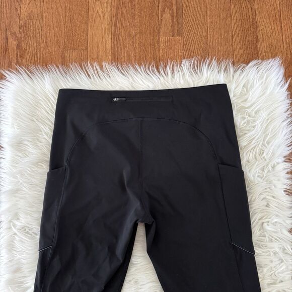 Lululemon Speed Up Tight Women’s Size 10 Black Leggings 28” Luxtreme Yoga Pocket - Picture 13 of 14
